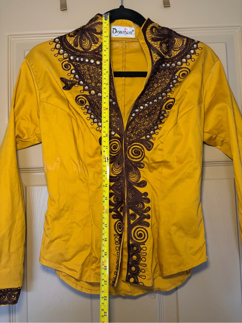 Yellow Embroidered Jacket - Picture 8 of 10